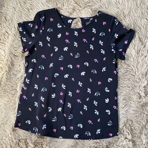 The Limited floral short sleeves top